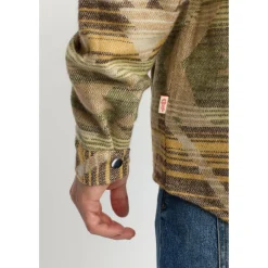 Revolution - Zipped Overshirt Aztec - Hemd
