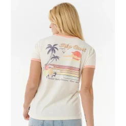 Rip Curl - Women's Swell Lines Ringer Tee - T-Shirt