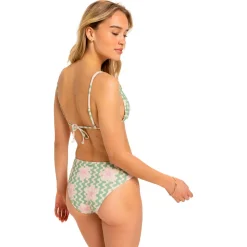 Roxy - Women's Hibiscus Daze Midwaist Bikini - Bikini-Bottom