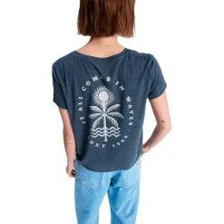 Roxy - Women's Laguna Green V Neck - T-Shirt