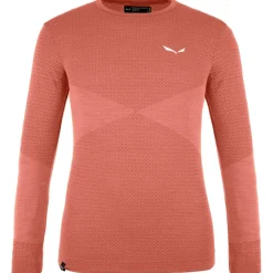 Salewa - Kid's Zebru Medium Warm ARM L/S Tee - Merinounterwäsche