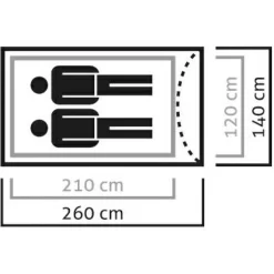 Salewa - Litetrek II Tent - 2-Personen Zelt