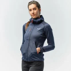 Salewa - Women's Agner Hybrid Polarlite Fullzip Hoody - Fleecejacke