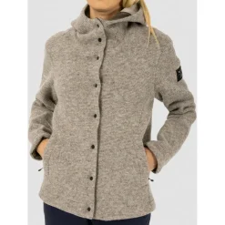 Salewa - Women's Sarner Undyed Wool Hooded Jacket - Wolljacke