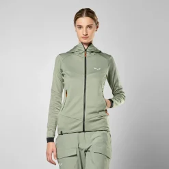 Salewa - Women's Sella Crevasse Hooded Jacket - Fleecejacke