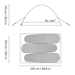 Samaya - Alpinist 3 - 3-Personen Zelt
