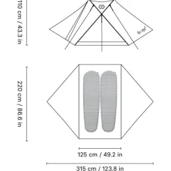 Samaya - Inspire 2 - 2-Personen Zelt
