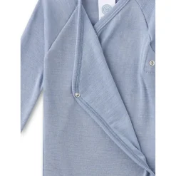 Sanetta - Kid's Wrapover Body 1/1 Wool - Merinounterwäsche