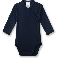 Sanetta - Kid's Wrapover Body 1/1 Wool - Merinounterwäsche