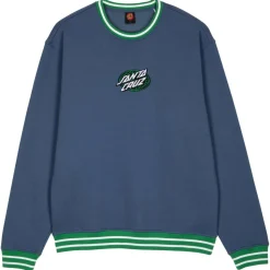Santa Cruz - Global Oval Dot Front Crew - Pullover