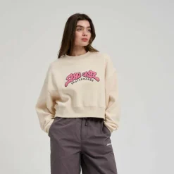 Santa Cruz - Women's Winkowski 8Baller Strip Crew - Pullover