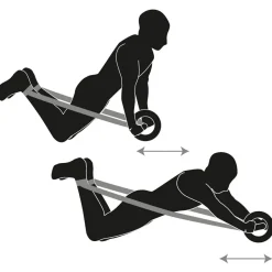 Schildkröt Fitness - Abroller & Expander Set - Expander