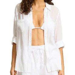 Seafolly - Breeze Beach Shirt - Hemd