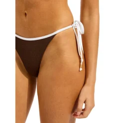 Seafolly - Women's Beach Bound Tie Side Rio Pant - Bikini-Bottom