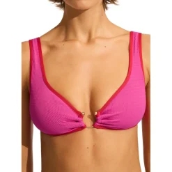 Seafolly - Women's Beach Bound Ring Front Tank - Bikini-Top