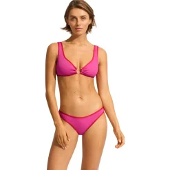 Seafolly - Women's Beach Bound Ring Front Tank - Bikini-Top