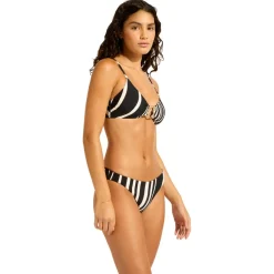 Seafolly - Women's Coastline Ring Front Bralette - Bikini-Top
