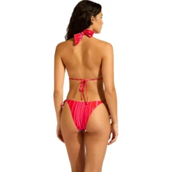 Seafolly - Women's Coastline Tie Side Rio Pant - Bikini-Bottom