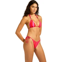 Seafolly - Women's Coastline Tie Side Rio Pant - Bikini-Bottom