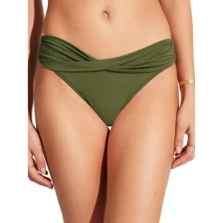 Seafolly - Women's Collective Twist Band Hipster - Bikini-Bottom