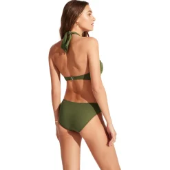 Seafolly - Women's Collective Twist Band Hipster - Bikini-Bottom