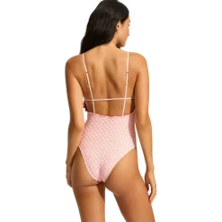 Seafolly - Women's Daydreamer V Neck One Piece - Badeanzug