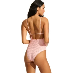 Seafolly - Women's Daydreamer V Neck One Piece - Badeanzug