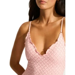 Seafolly - Women's Daydreamer V Neck One Piece - Badeanzug