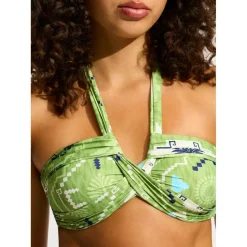 Seafolly - Women's Kasbah Halter Bandeau - Bikini-Top