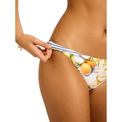 Seafolly - Women's Riviera Coast Reversible Hipster - Bikini-Bottom