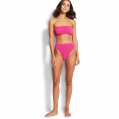 Seafolly - Women's Sea Dive High Rise Pant - Bikini-Bottom