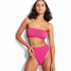 Seafolly - Women's Sea Dive High Rise Pant - Bikini-Bottom