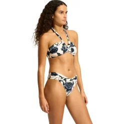 Seafolly - Women's Secret Garden Halter Bandeau - Bikini-Top