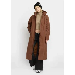 Selfhood - Women's Long Hooded Parka - Mantel