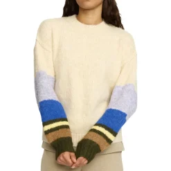 Selfhood - Women's Striped Mohair Sweater - Pullover