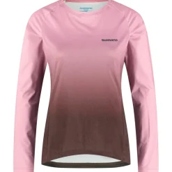 Shimano - Women's Parco L/S Printed Jersey - Radtrikot