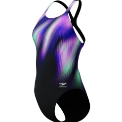 Speedo - Women's Placement Printed Powerback - Badeanzug