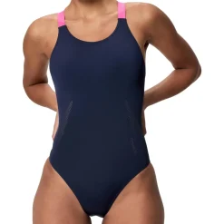 Speedo - Women's Solid Boom Leaderback One Piece - Badeanzug