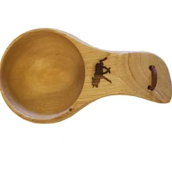 Stabilotherm - Holzkuksa mit Elchmotiv - Becher