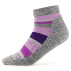 Stoic - Kid's Merino Trekking Quarter Socks Striped - Wandersocken