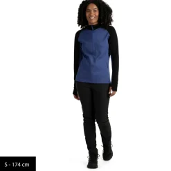 Stoic - Women's Merino260 StadjanSt. 3/4 Zip w. Hood - Merinohoodie