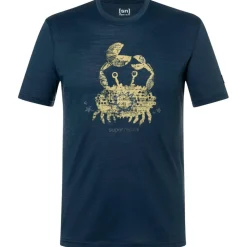 super.natural - Mr Crab Tee - Merinoshirt