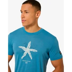 super.natural - Sea Star Tee - Merinoshirt