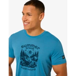 super.natural - Summer Break Tee - Merinoshirt