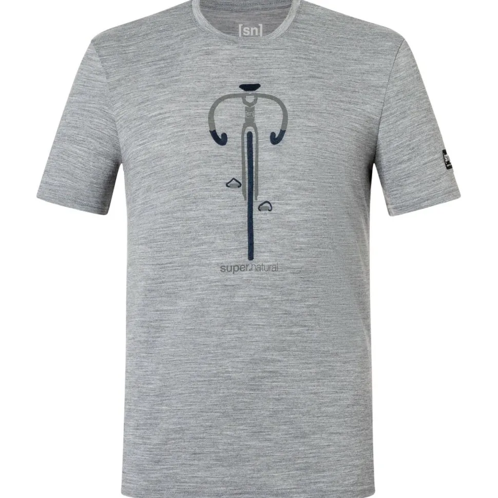 super.natural - Vintage Bike Tee - Merinoshirt