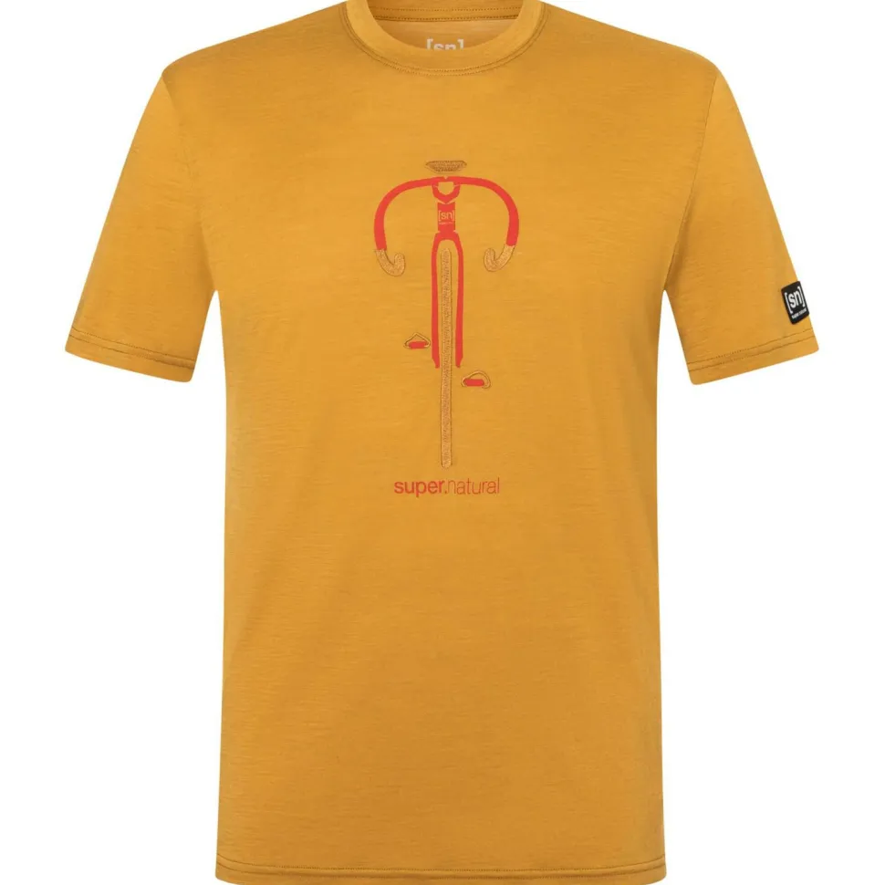 super.natural - Vintage Bike Tee - Merinoshirt