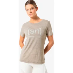 super.natural - Women's Arabesque Tee - Merinoshirt