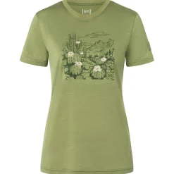 super.natural - Women's Cactus World Bio Jersey Tee - Merinoshirt