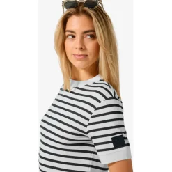 super.natural - Women's Casual Stripe Bio Dress - Kleid