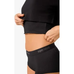 super.natural - Women's Crop Tee - Merinoshirt